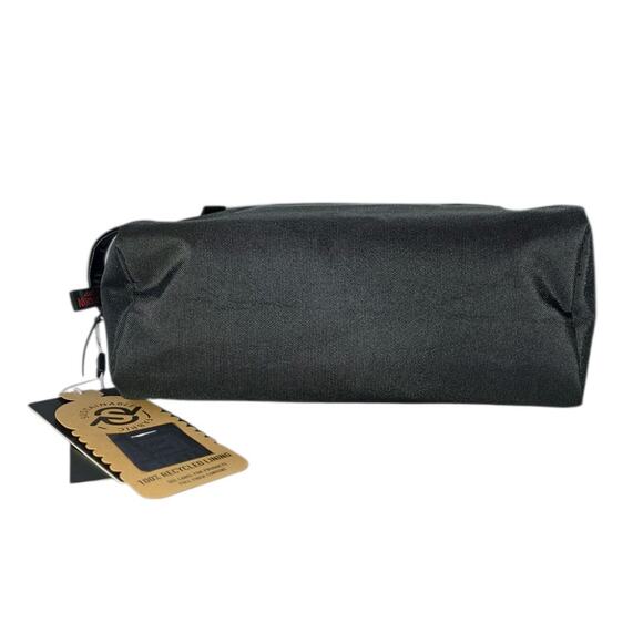 True Religion Black Travel Toiletry Bag Mens Aldis Nylon Dopp Kit Horseshoe Logo - Picture 5 of 8
